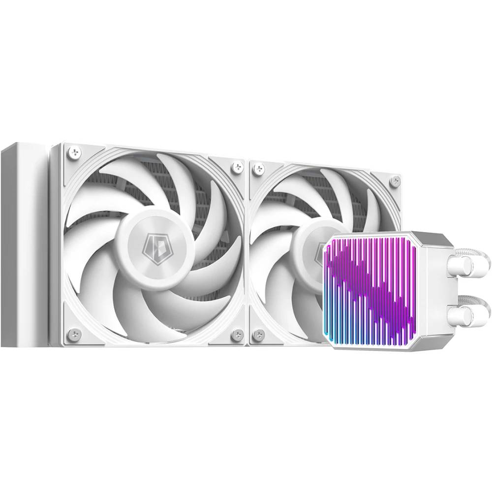 Жидкостное охлаждение ID-Cooling DX240 Max White, 300W (LGA1700 Ready)