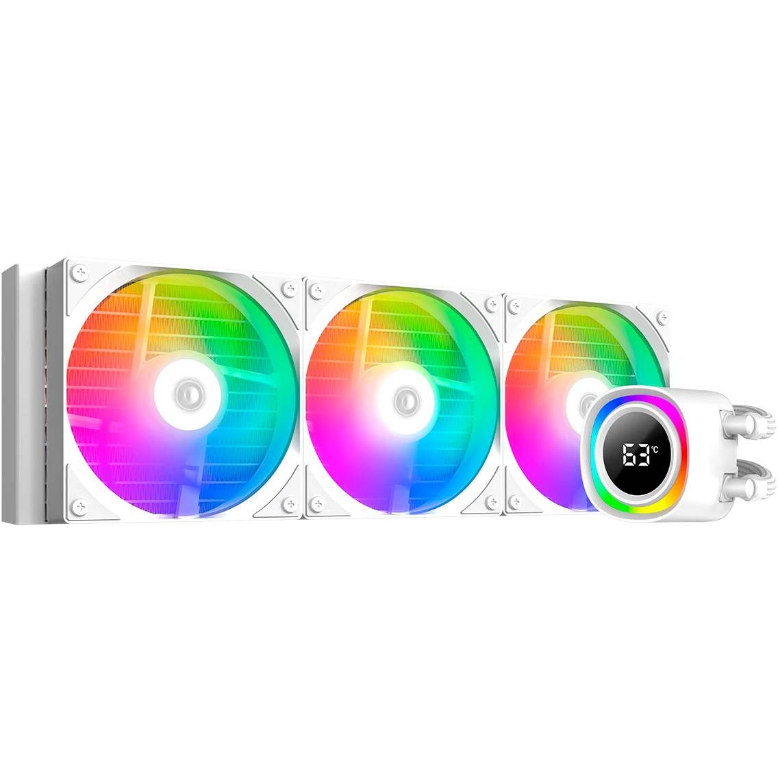 Жидкостное охлаждение ID-Cooling FX360 TD White ARGB, 350W (LGA1700 Ready)