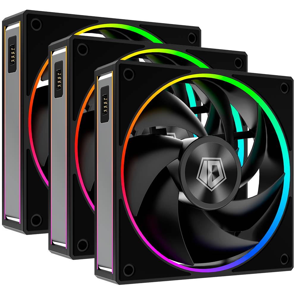 Вентилятор 12x12см ID-Cooling MF-1230-ARGB-K TRIO, 3 шт.