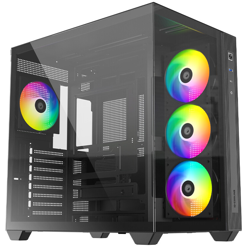 Корпус ID-Cooling VIEW 510 ARGB Black, без БП, ATX