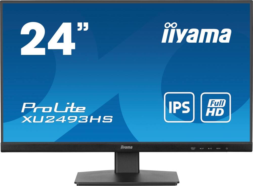 Монитор 23.8" Iiyama ProLite  XU2493HS-B6, 1920x1080, IPS, 100Hz, Speakers (HDMI, DP)