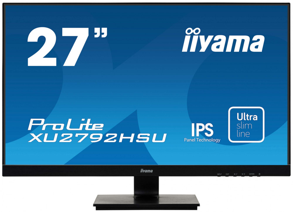Монитор 27" Iiyama ProLite XU2792HSU-B1, 1920x1080, IPS (VGA, HDMI, DP)