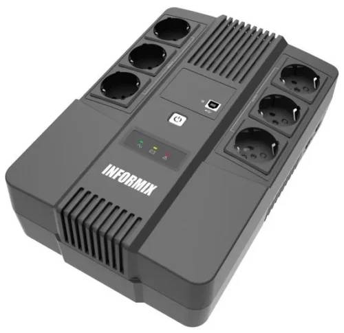 ИБП INFORMIX INF-AIO800, 800VA (6xSchuko)