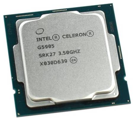 Процессор Intel Celeron G5905, 3.5GHz, LGA1200, 2 cores, SVGA, OEM