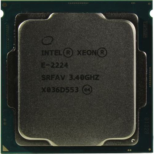 Процессор Intel Xeon E-2224, 3.4GHz, LGA1151 v2, 4 cores, OEM