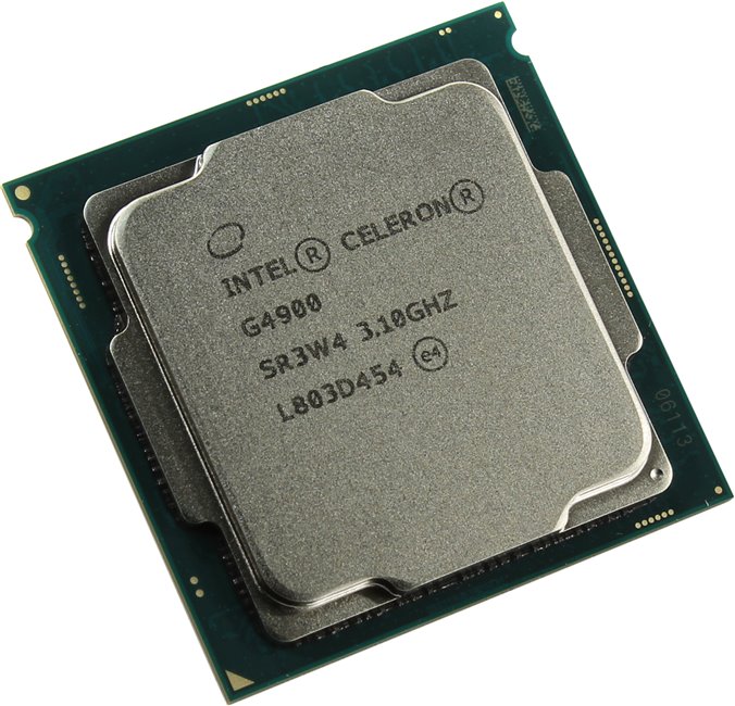 Процессор Intel Celeron G4900, 3.1GHz, LGA1151 v2, 2 cores, SVGA, OEM