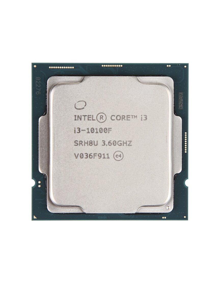 Процессор Intel Core i3-10100F BOX,  3.6GHz, LGA1200, 4 cores, BOX