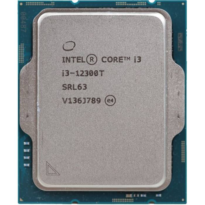 Процессор Intel Core i3-12300T, 2.3GHz, LGA1700, 4 cores, SVGA, OEM