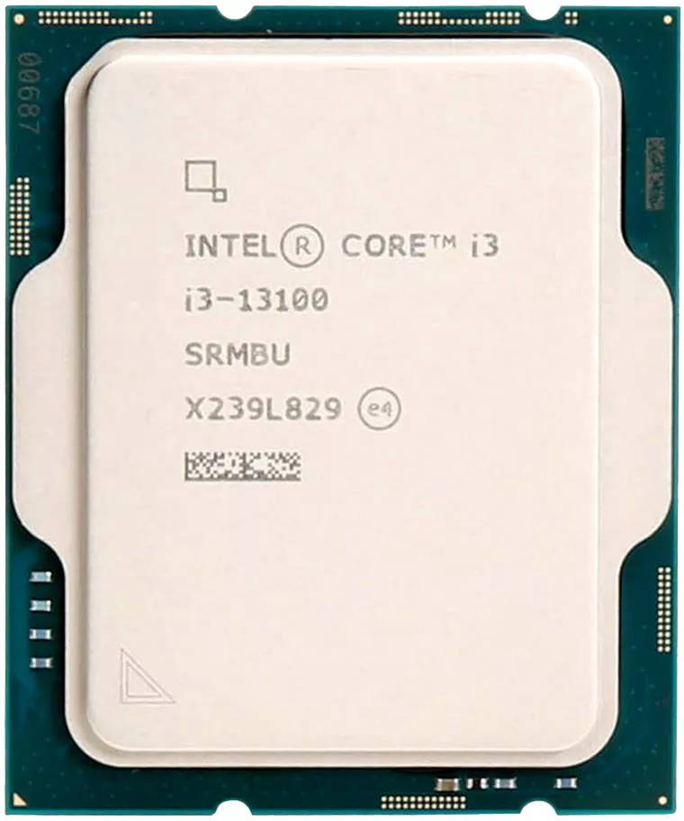 Процессор Intel Core i3-13100, 3.4GHz, LGA1700, 4 cores, SVGA, OEM