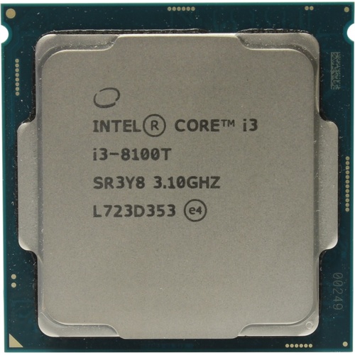 Процессор Intel Core i3-8100T, 2.7GHz, LGA1151 v2, 4 cores, SVGA, OEM