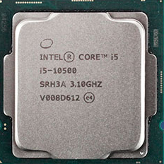 Процессор Intel Core i5-10500, 3.1GHz, LGA1200, 6 cores, SVGA, OEM