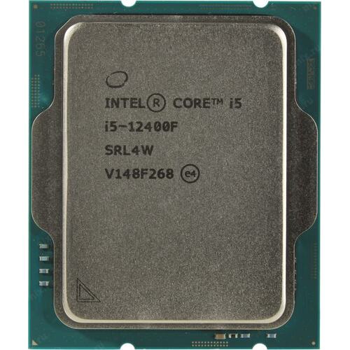 Процессор Intel Core i5-12400F, 2.5GHz, LGA1700, 6 cores, OEM