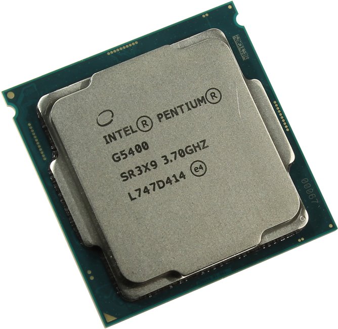 Процессор Intel Pentium G5400, 3.7GHz, LGA1151 v2, 2 cores, SVGA, OEM