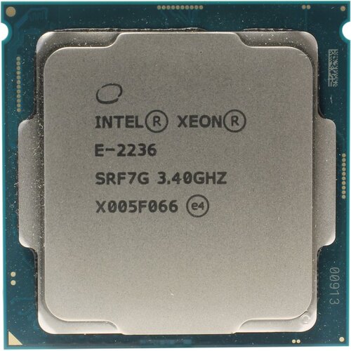 Процессор Intel Xeon E-2236, 3.4GHz, LGA1151 v2, 6 cores, OEM