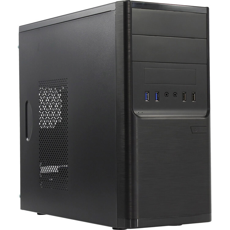Корпус Powerman ES701 Black PM-600ATX-F, 600Вт, mATX (6198910)