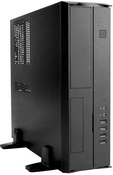 Корпус InWin BL067BL, черный, 300Вт, mATX