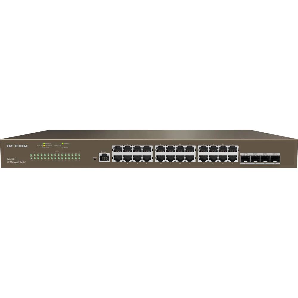 Коммутатор IP-COM G3328F, 24xLAN 1Gbps, 4xSFP 1Gbps