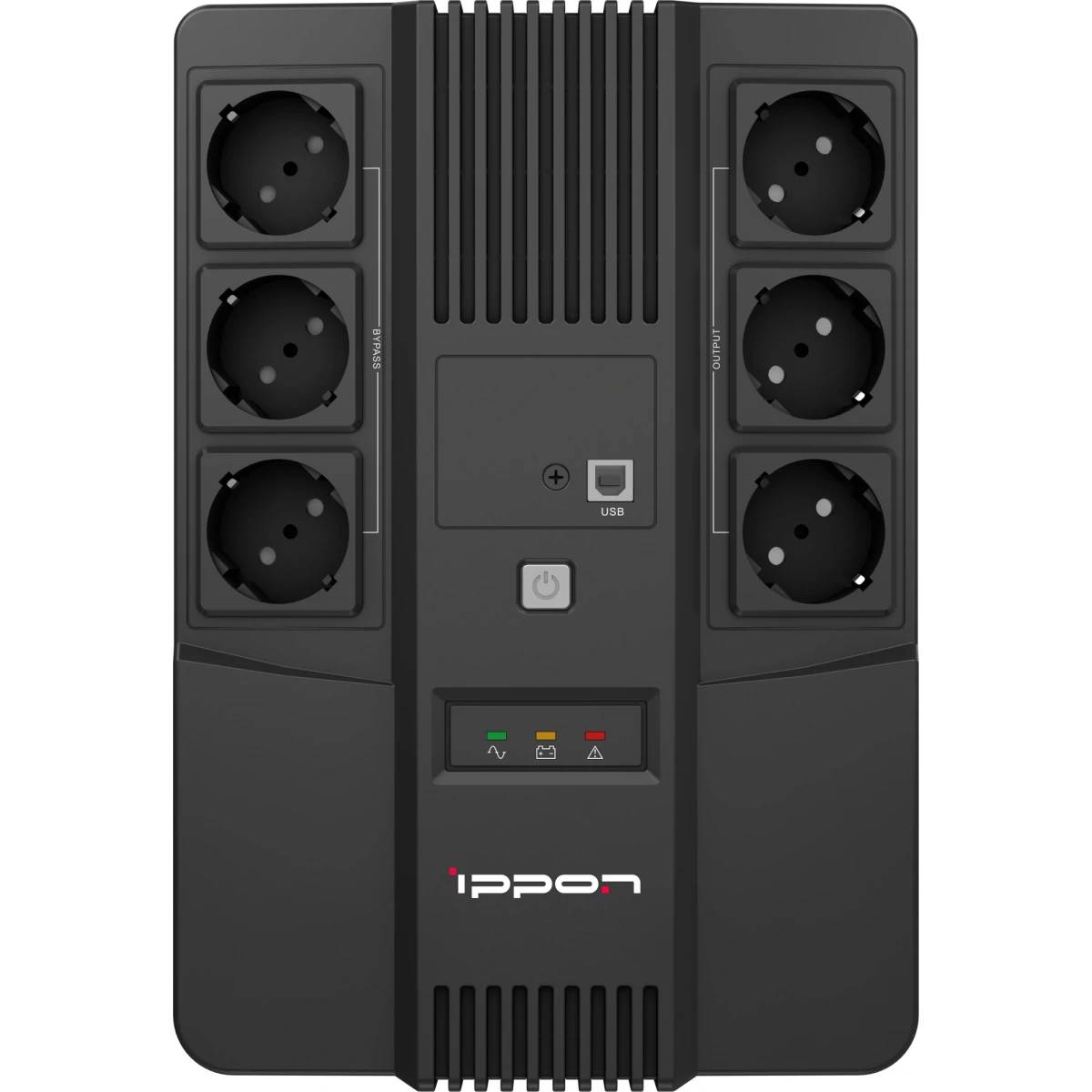 ИБП Ippon Nut 650 (2050150), 650VA (3xSchuko)