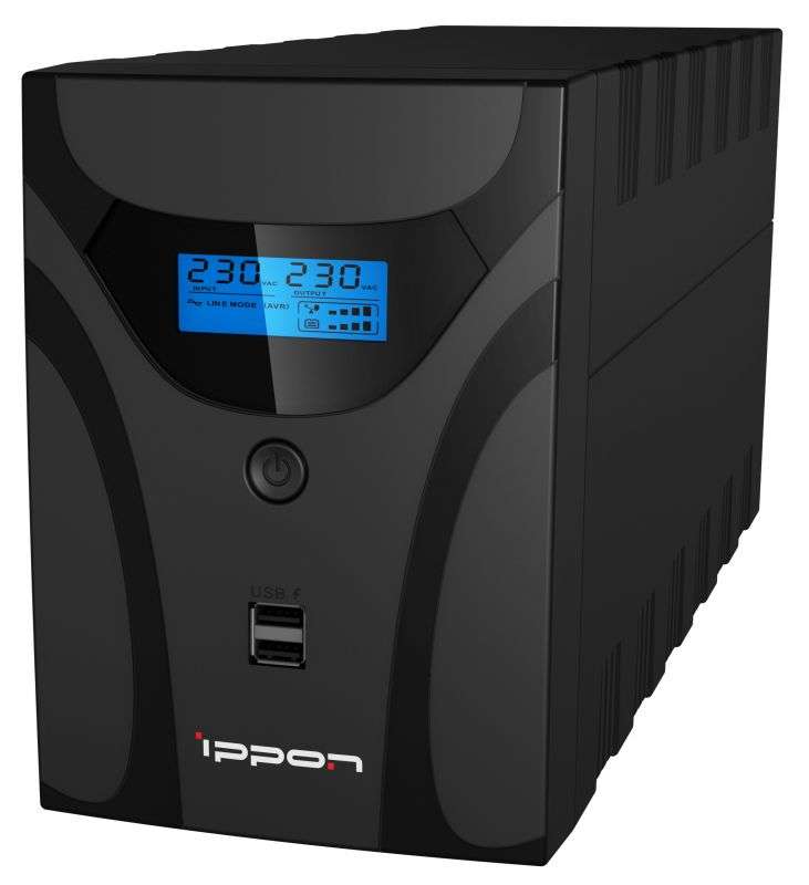 ИБП Ippon Smart Power Pro II Euro 1200, 1200VA (4xSchuko)