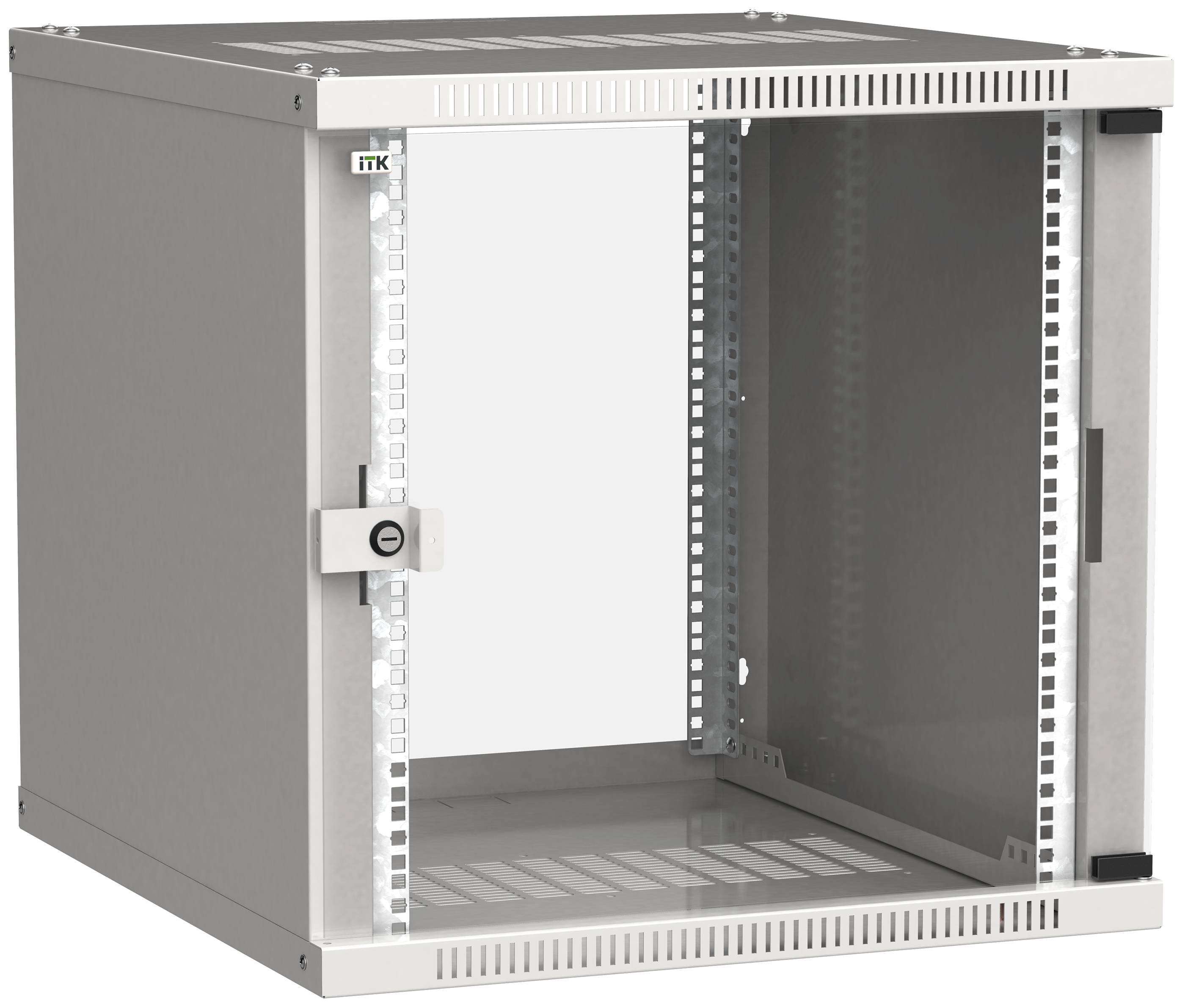 Шкаф монтажный ITK LINEA WE LWE3-09U66-GF 9U 600х600мм