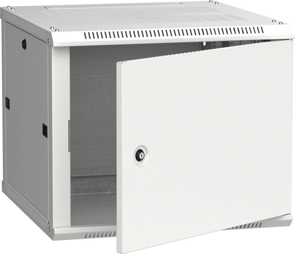 Шкаф коммутационный ITK Linea W (LWR3-09U66-MF) настенный 9U 600x600мм пер.дв.металл 2 бок.пан. направл.под закл.гайки 90кг серый 500мм 200град. 600мм IP20 IK10 сталь LWR3-09U66-MF