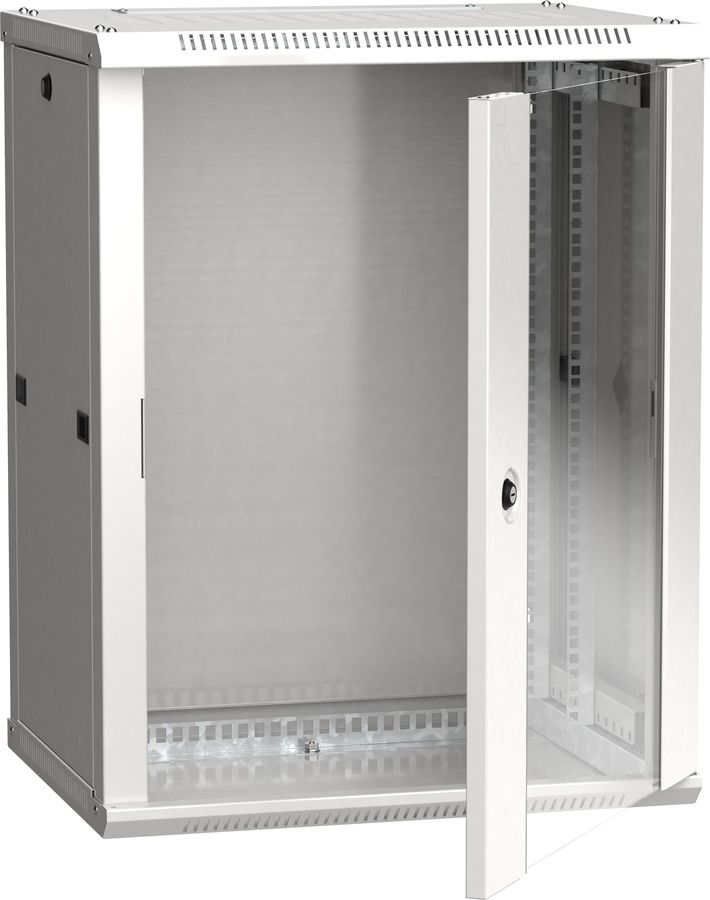 Шкаф коммутационный ITK Linea W (LWR3-15U64-GF) настенный 15U 600x450мм пер.дв.стекл 90кг серый 350мм 29кг 200град. 770мм IP20 IK08 сталь LWR3-15U64-GF