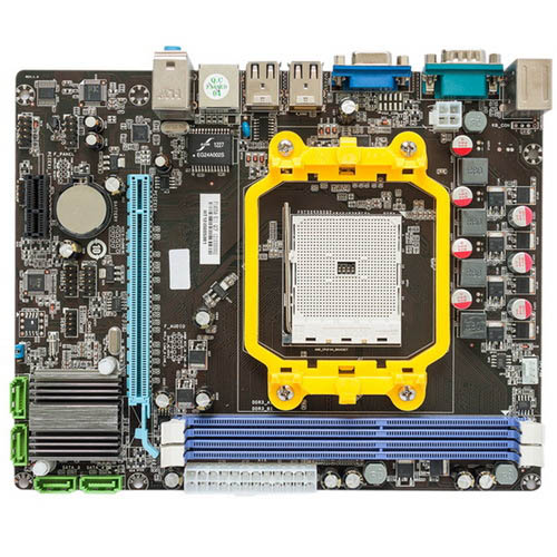 Материнская плата ITZR A55F1AL2, FM1, A55, VideoCPU (VGA), 2xDDR III, mATX