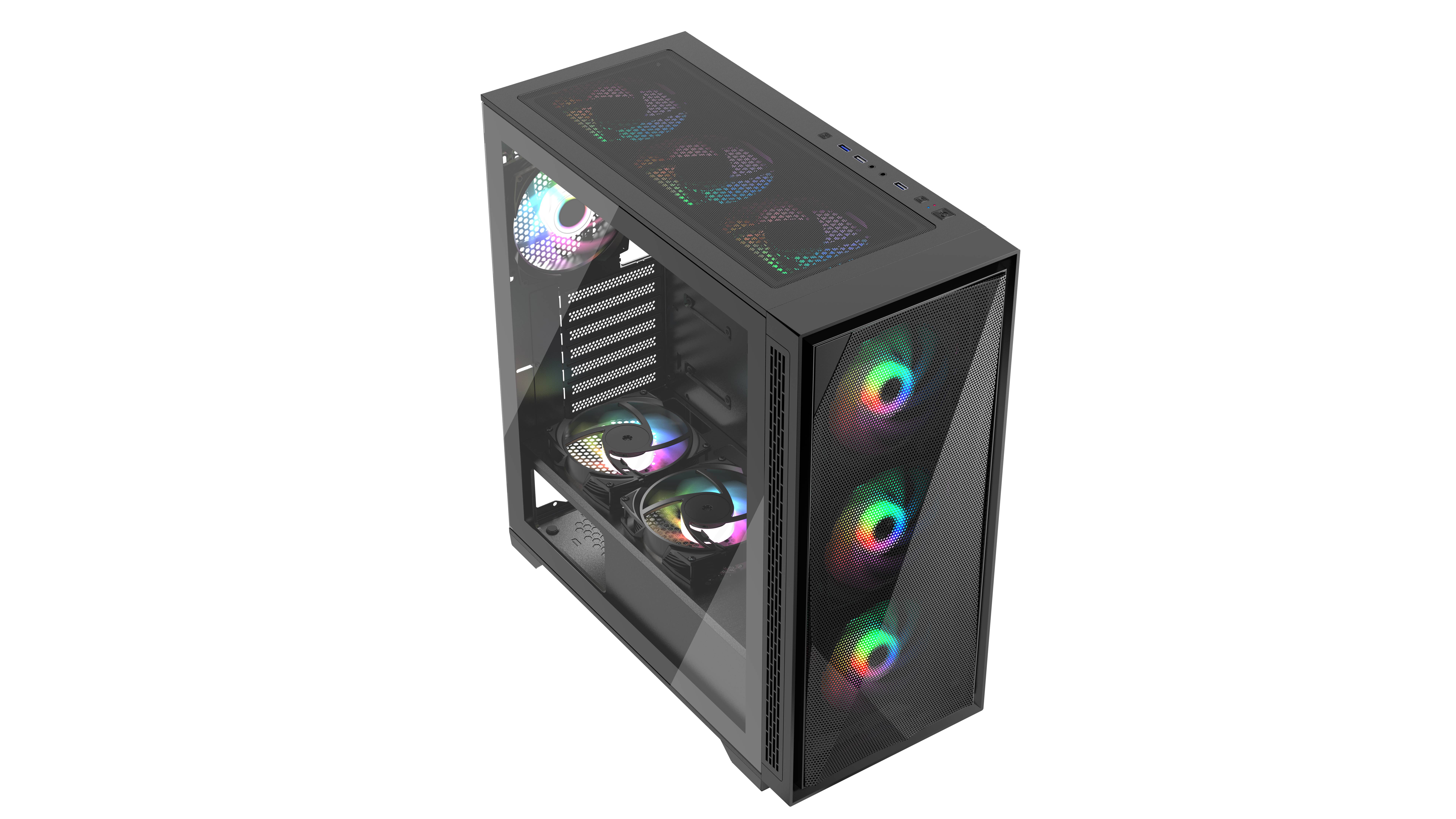 Компьютер IVEN BY Gaming Black 200957 Core i7-14700F/32Gb DDR5/480Gb/RTX 5060Ti 8Gb/600W
