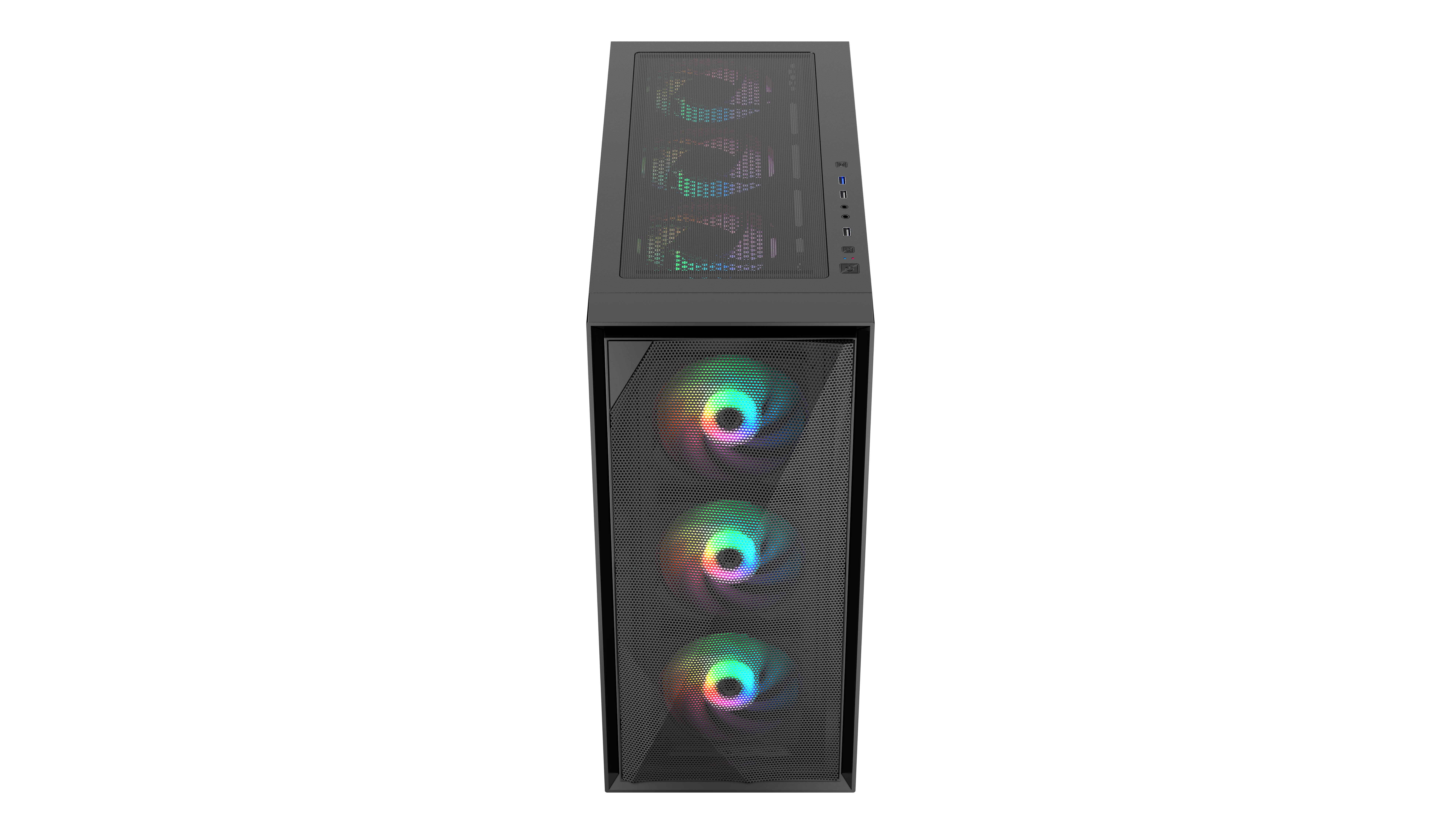 Компьютер IVEN BY Gaming Black 200985 Core i7-14700KF/32Gb/480Gb/RTX 5060Ti 8Gb/600W