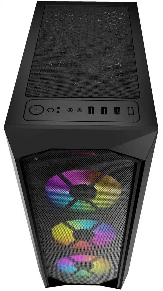Компьютер IVEN BY Gaming Black 180573 Ryzen 5 3600/16Gb/240Gb/RTX 3060Ti 8Gb/600W