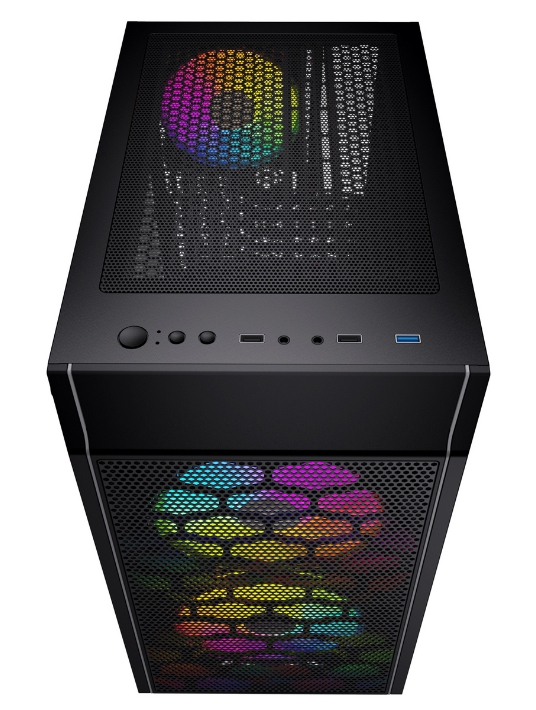 Компьютер IVEN BY Gaming Black 182378 Ryzen 5 7600/32Gb/960Gb/RTX 3070 8Gb/700W