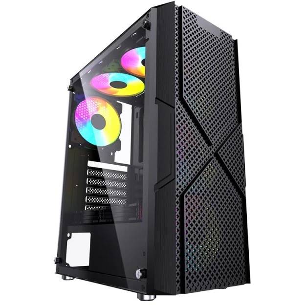 Компьютер IVEN BY Gaming Black 197557 Core i3-14100F/16Gb/240Gb/GTX 1660Ti 6Gb/500W