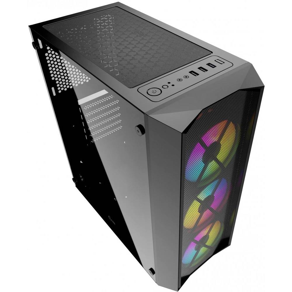 Компьютер IVEN BY Gaming Black 197559 Core i3-14100F/16Gb/960Gb/GTX 1660Ti 6Gb/500W