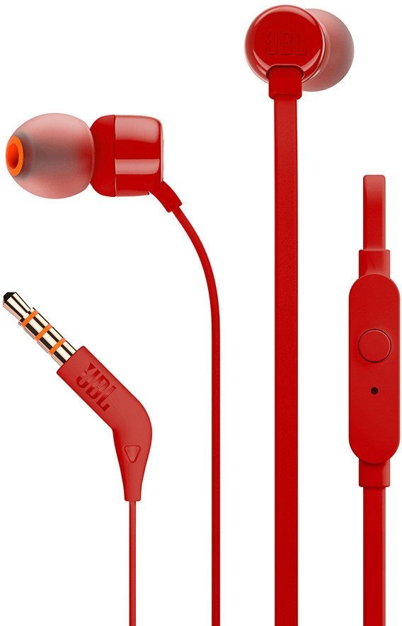 Гарнитура JBL Tune 110 красный JBLT110RED