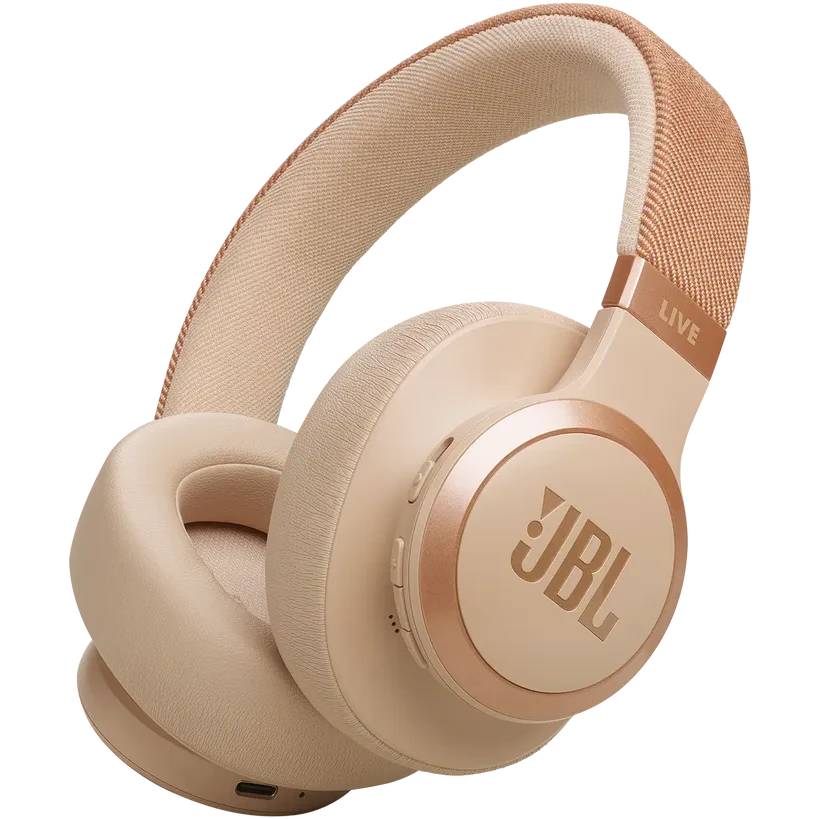 Гарнитура JBL Live 770NC, бежевый (JBLLIVE770NCSAT)