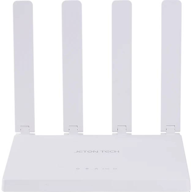 Роутер Wi-Fi Jeton Tech AX3000 Core, 2.4/5GHz, 2976Mbps, 4xLAN 1Gbps, WAN