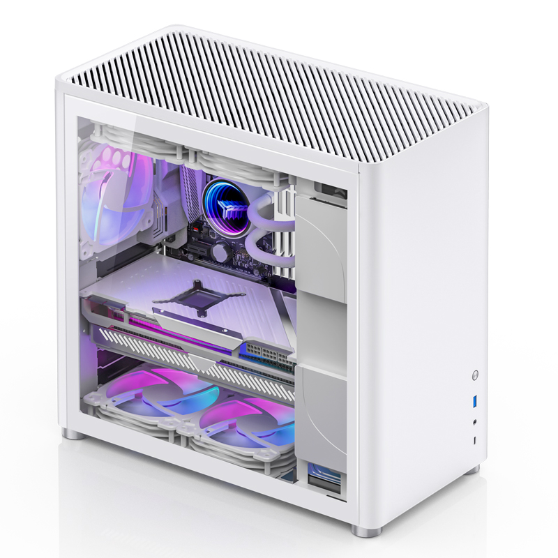 Корпус Jonsbo D40 White, без БП, ATX