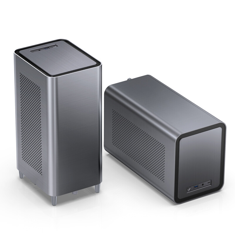 Корпус Jonsbo N1 Gray, без БП, mini-ITX