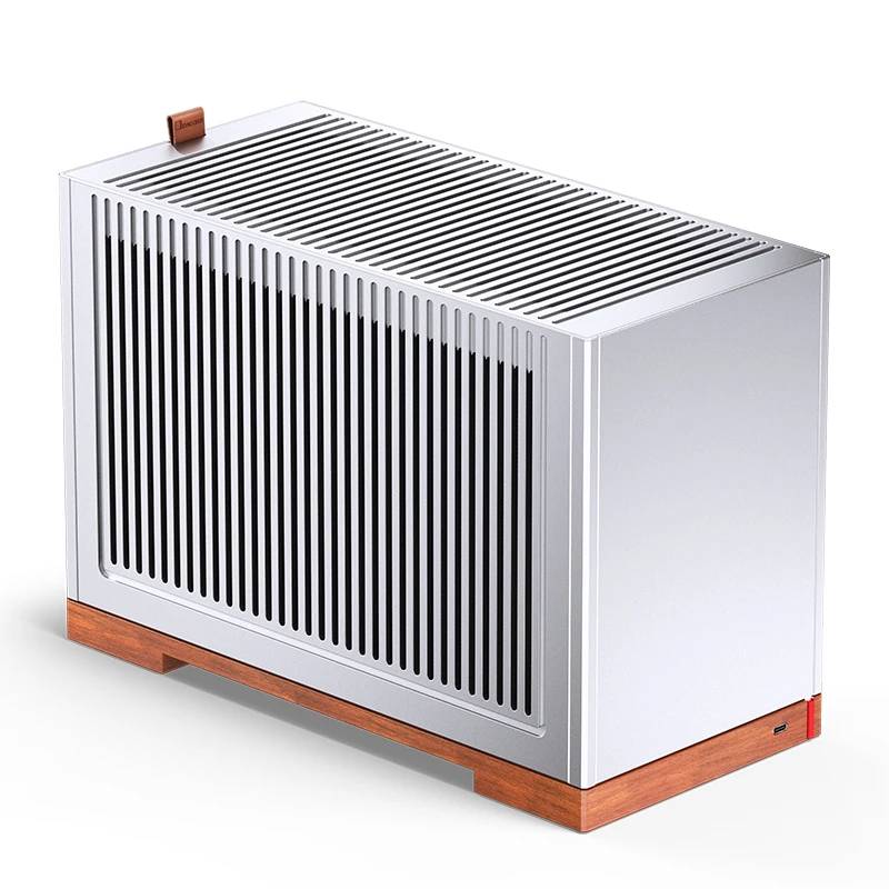 Корпус Jonsbo T9 Silver, без БП, mini-ITX