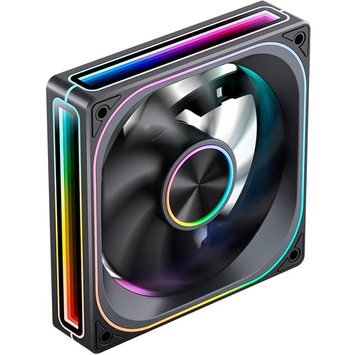 Вентилятор 12x12см Jonsbo ZA-120BR, черный