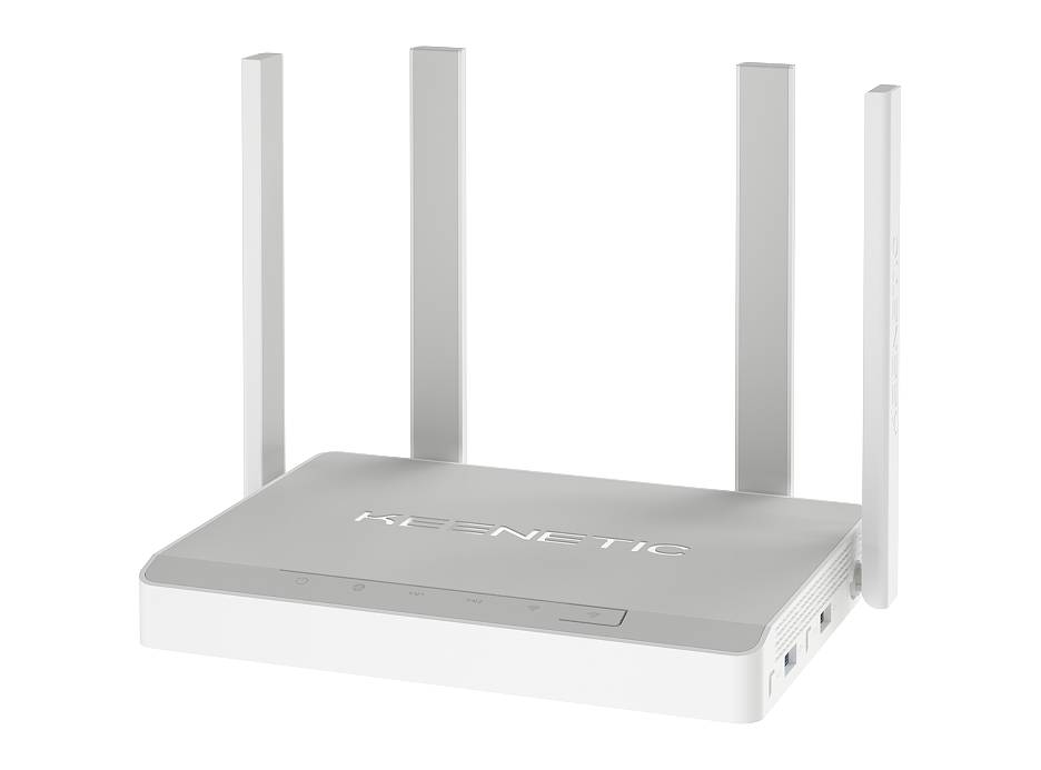 Роутер Wi-Fi Keenetic Giga KN-1011, 2.4/5GHz, 1267Mbps, 4xLAN 1Gbps, 1xWAN, SFP