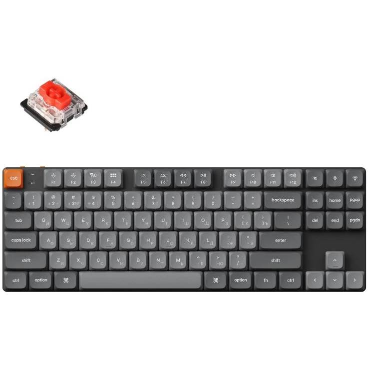 Клавиатура Keychron QMK K1 Max K1M-H1-RU (Gateron Red)