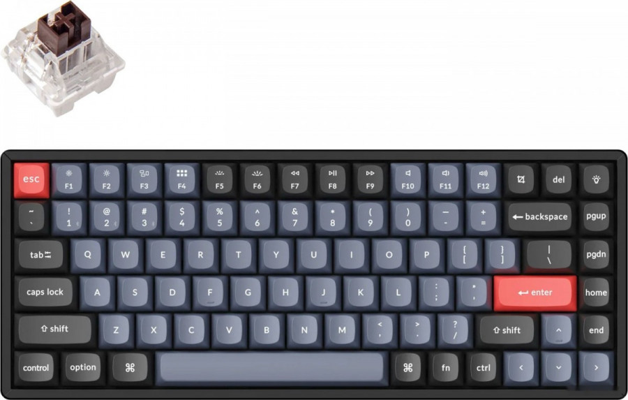 Клавиатура Keychron K2 Pro Grey K2P-J3-RU (Keychron K Pro Brown)