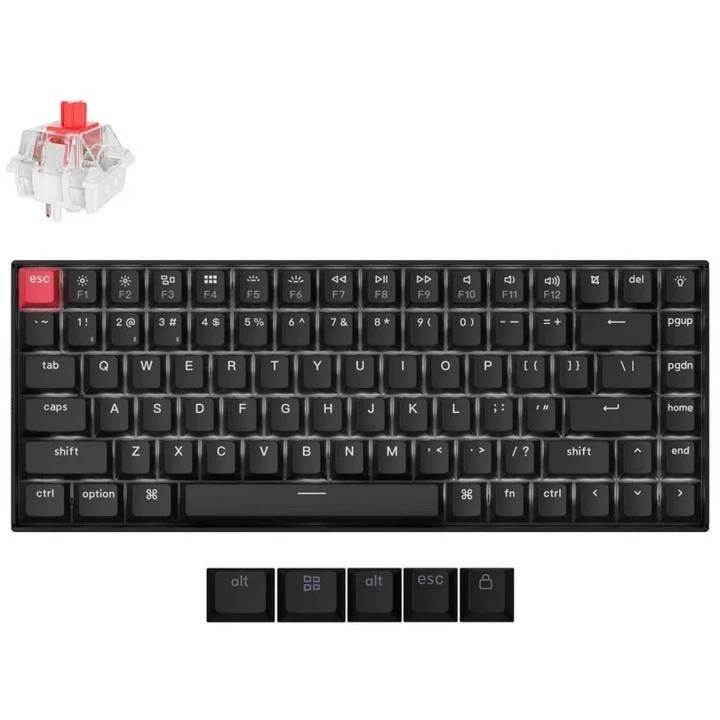Клавиатура Keychron QMK K2 K2X-A1Z-RU (Red Switch), черный