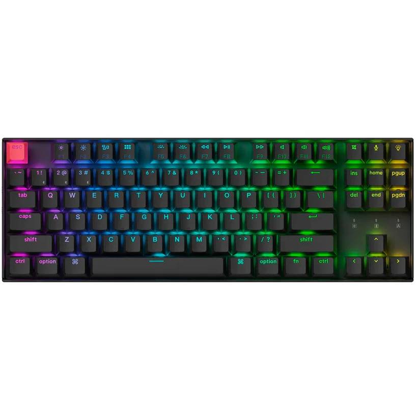 Клавиатура Keychron QMK K8 K8X-B1Z-RU (Red Switch), черный