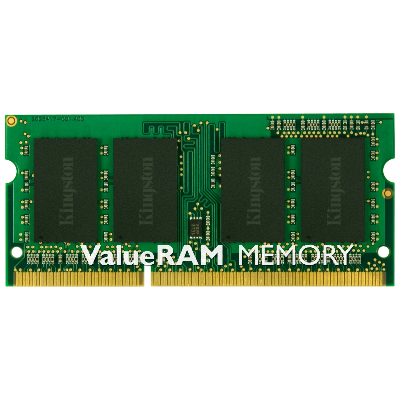 Оперативная память для ноутбука 2Gb Kingston ValueRAM KVR16S11S6/2, SODIMM DDR III, PC-12800, 1600MHz, 1.5V