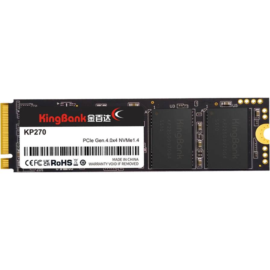 1Tb SSD KingBank KP270 K5.02.FRY201T202, (7400/6800), NVMe M.2