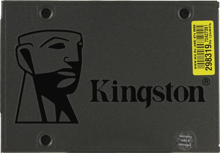 240Gb SSD Kingston A400 SA400S37/240G, 2.5", (500/320), SATA III, OEM