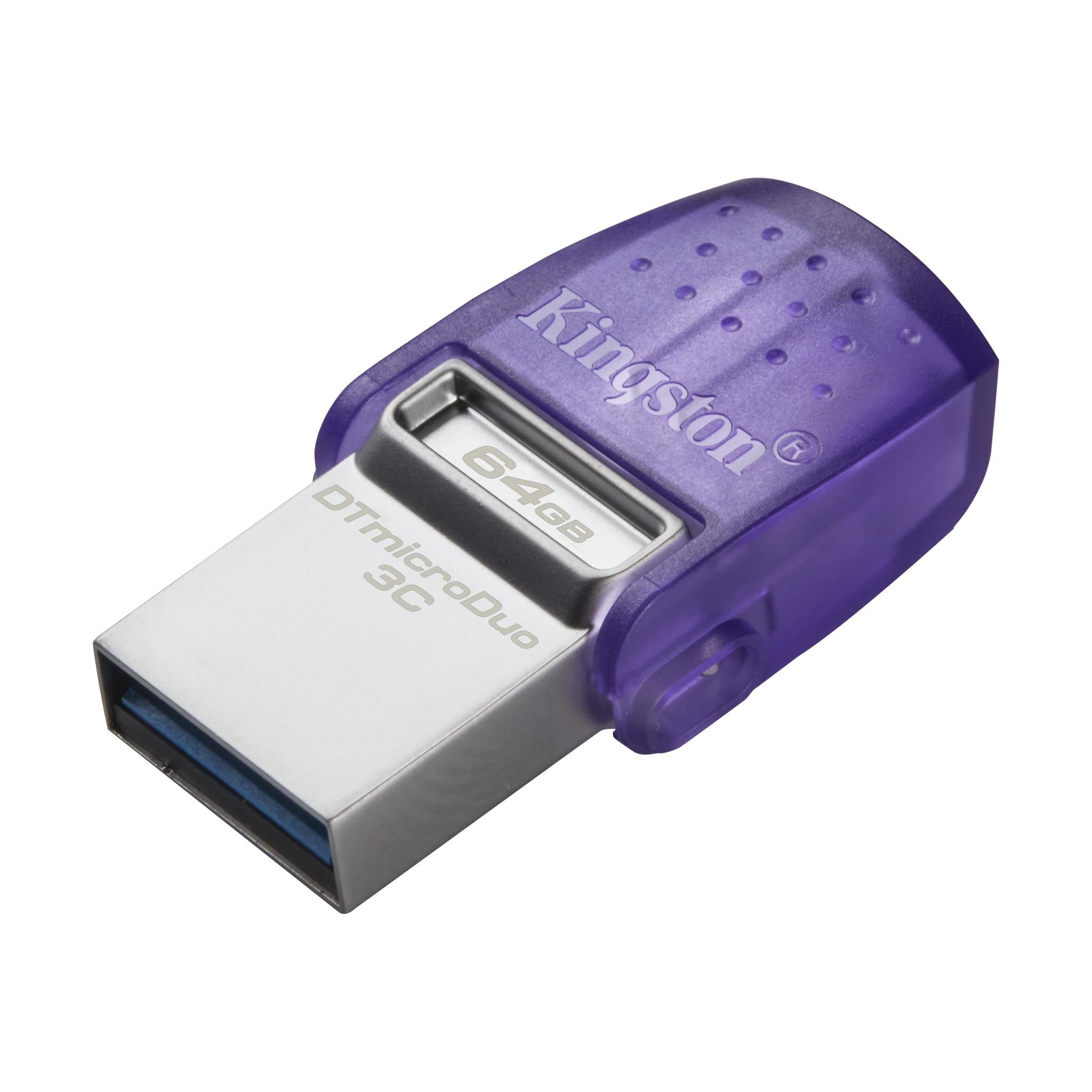 64Gb Kingston DataTraveler microDuo 3C DTDUO3CG3/64GB, USB3.2 + USB Type-C
