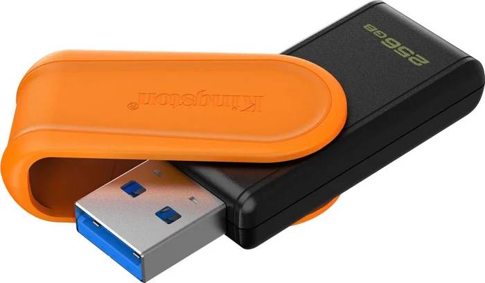 256Gb Kingston DataTraveler Exodia S DTXS/256GB, USB3.2, Black/Orange